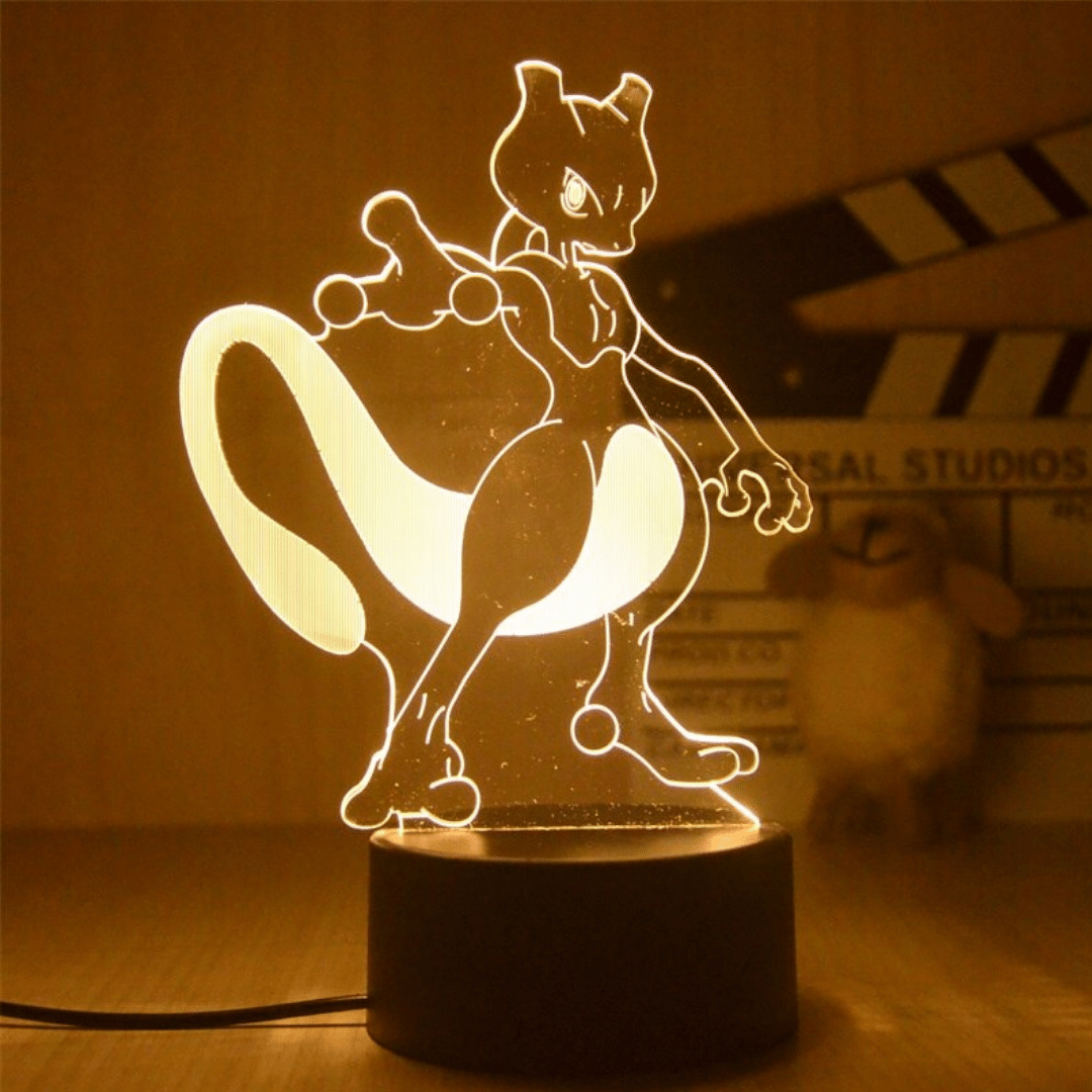 Pupazzi e Peluche  Mewtwo Pokemon Lampada da notte.