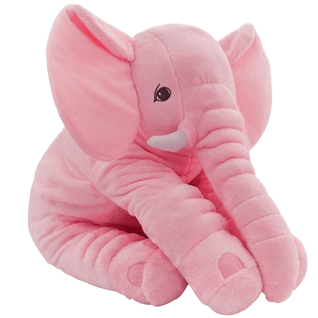 pupazzo peluche elefante gigante rosa bambola