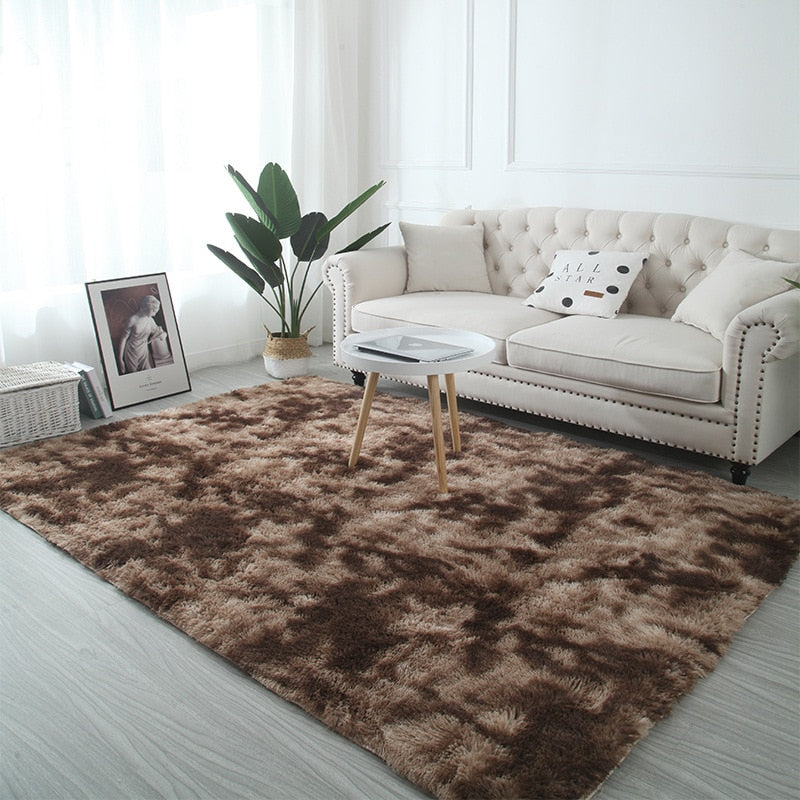 tappeto grande casa divano marrone