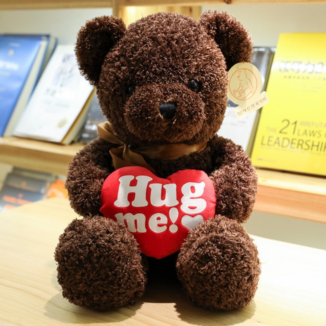 Pupazzo peluche orso teddy bear cuore regalo