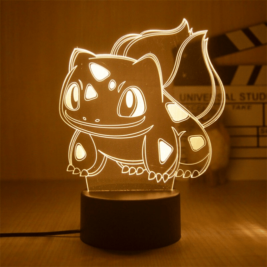 bulbasaur lampada Pokemon notte