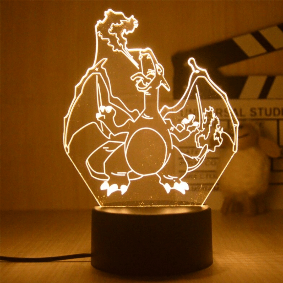 charizard lampada Pokemon notte