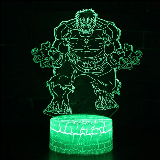 hulk lampada Marvel senza fili