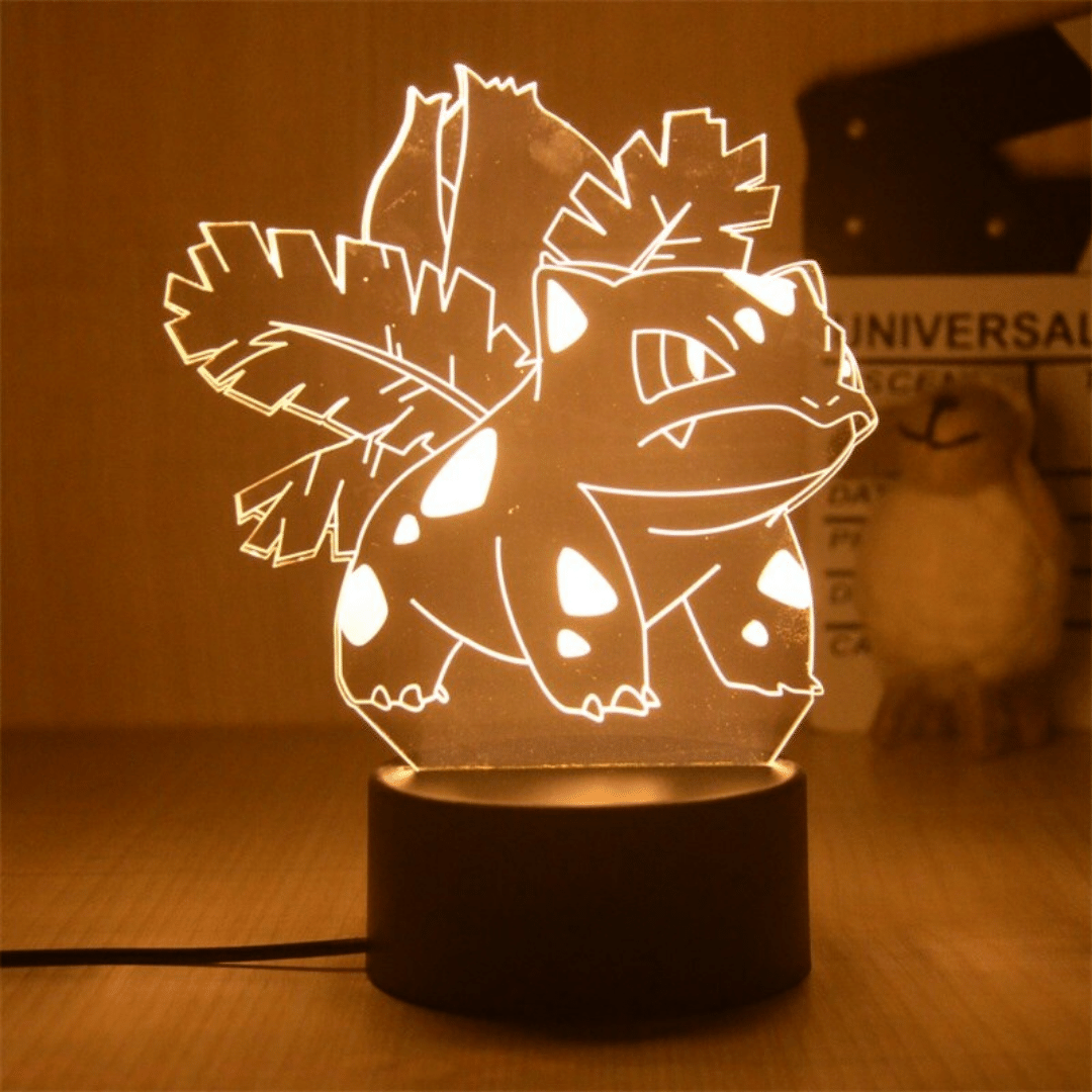 ivysaur lampada Pokemon notte