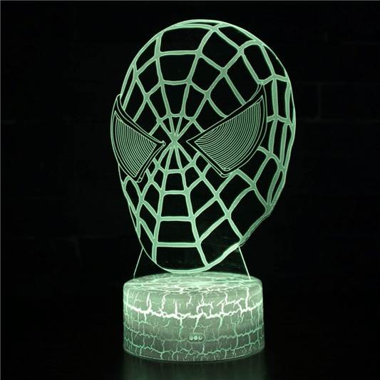 maschera spiderman lampada Marvel senza fili