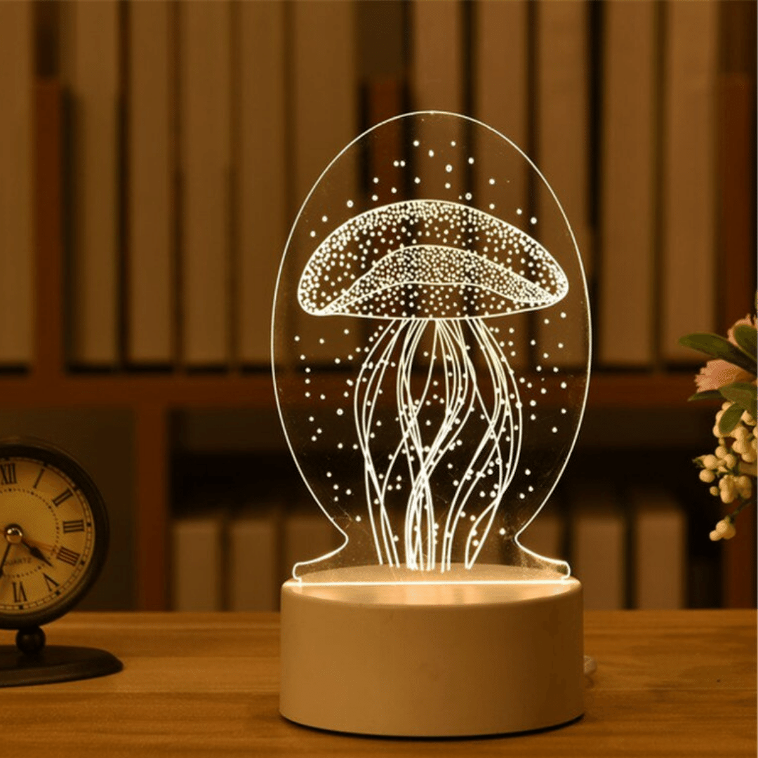 medusa lampada notte arredo casa