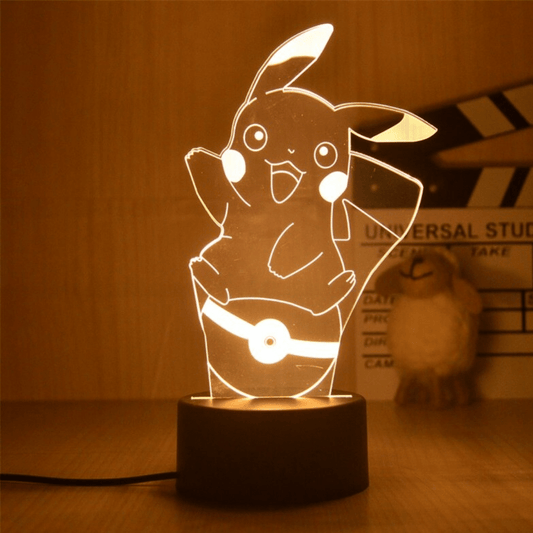 pikachu lampada Pokemon notte