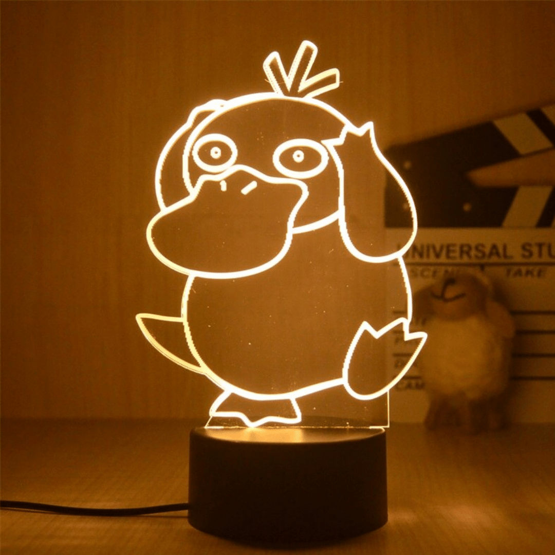 psyduck lampada Pokemon notte