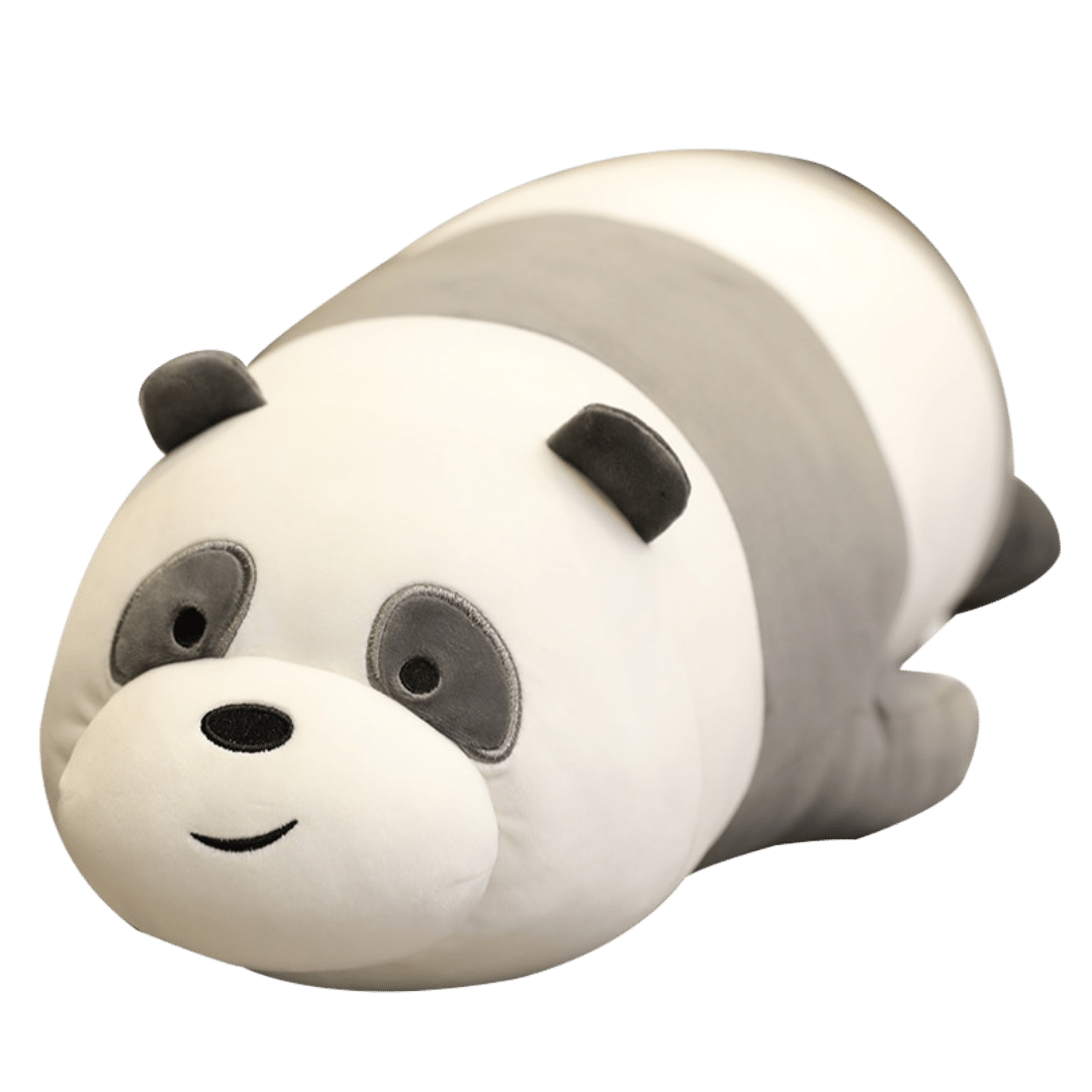 pupazzo peluche cuscino panda bianco bambola