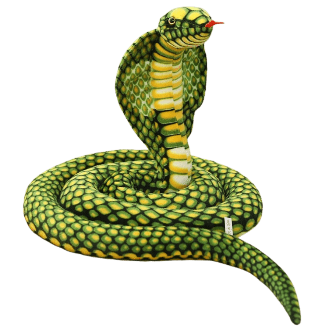 pupazzo peluche serpente verde bambola gigante