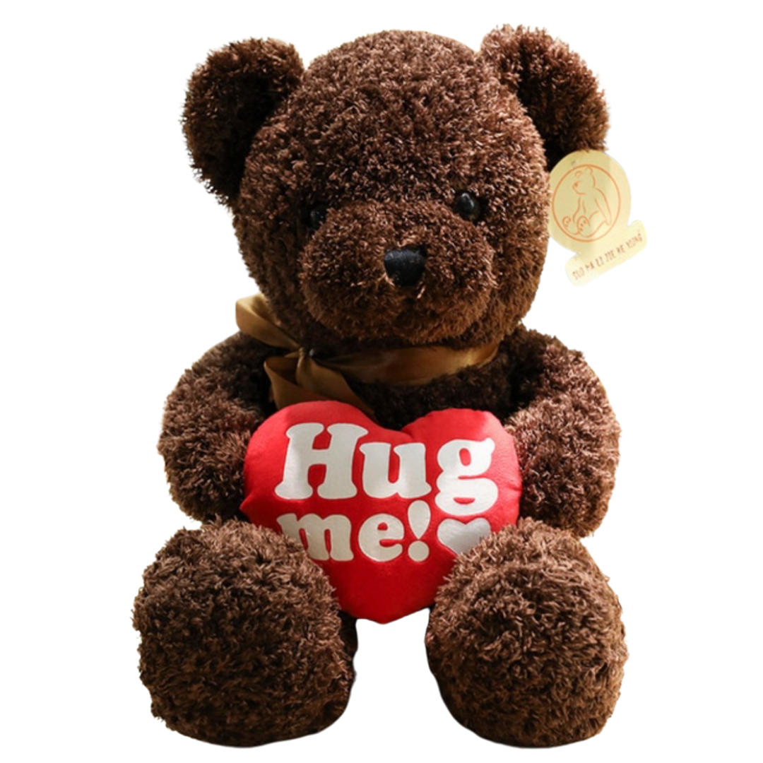pupazzo bambola orso teddy bear cuscino marrone