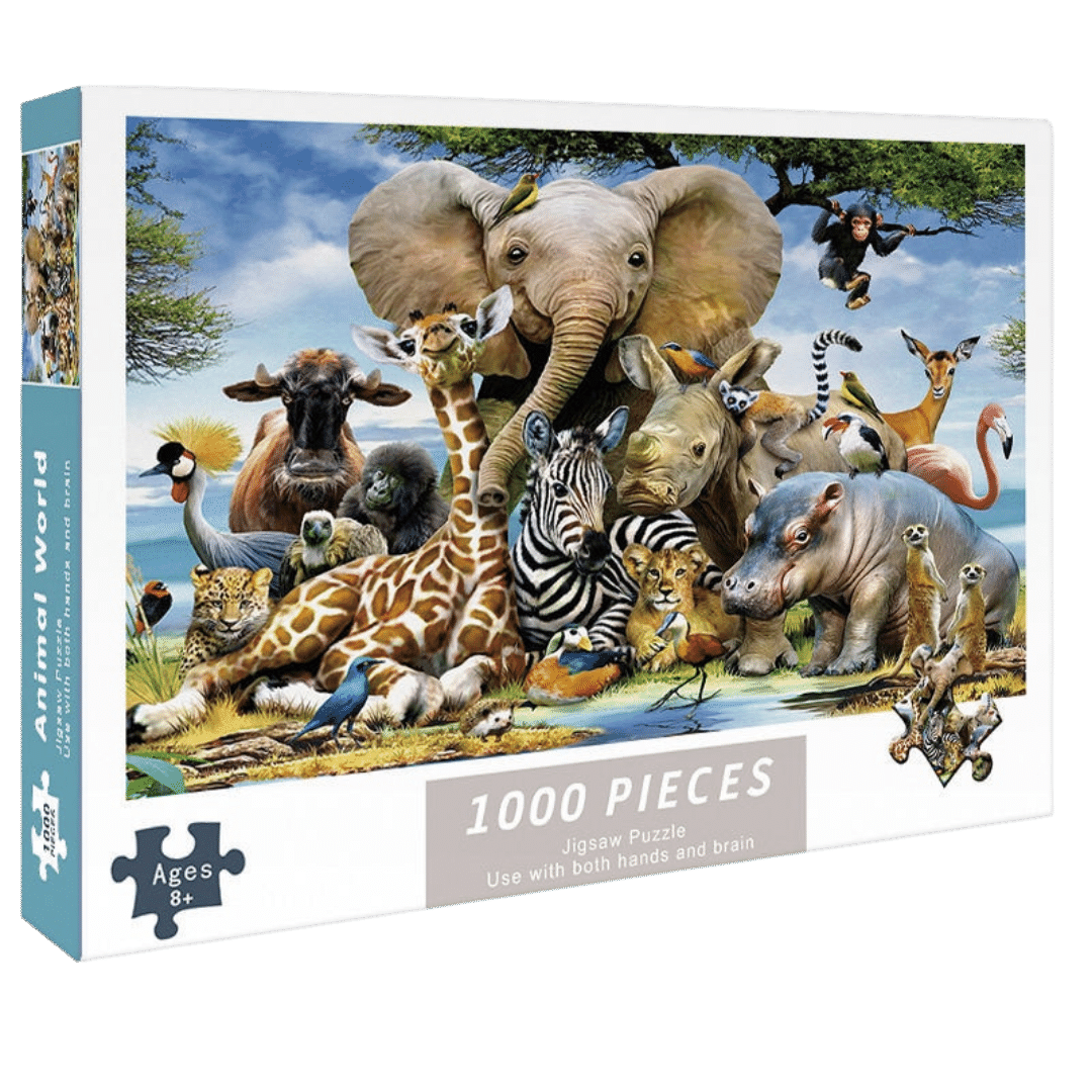 puzzle animali savana safari