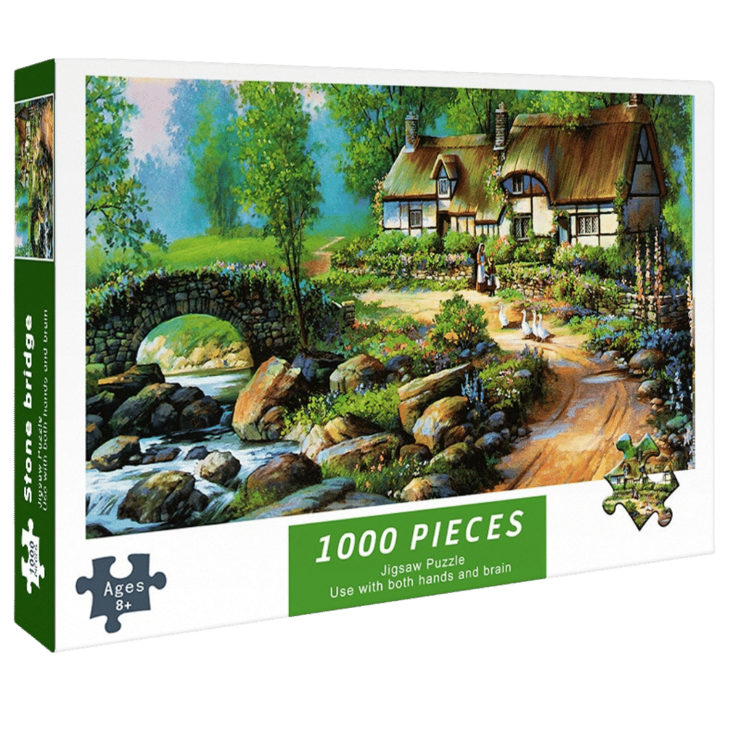 puzzle villaggio ruscello