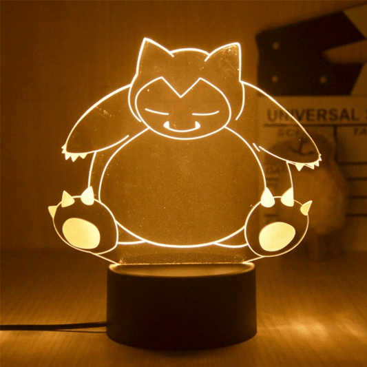snorlax lampada Pokemon notte